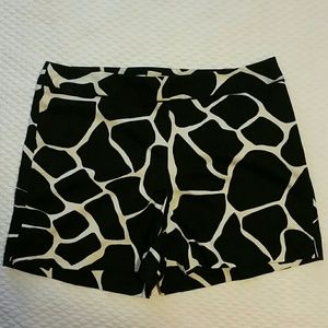 Ann Taylor giraffe print shorts